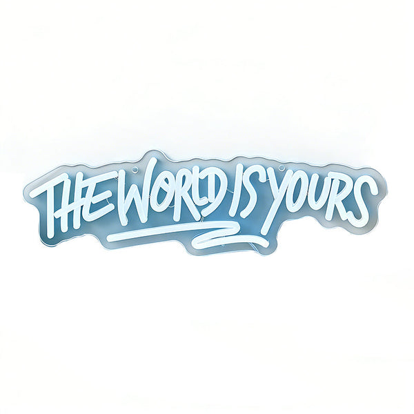 Sakerplus® The World Is Yours Neon Sign