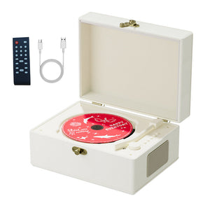 Sakerplus Rechargeable Leather CD Player