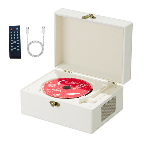 Sakerplus Rechargeable Leather CD Player