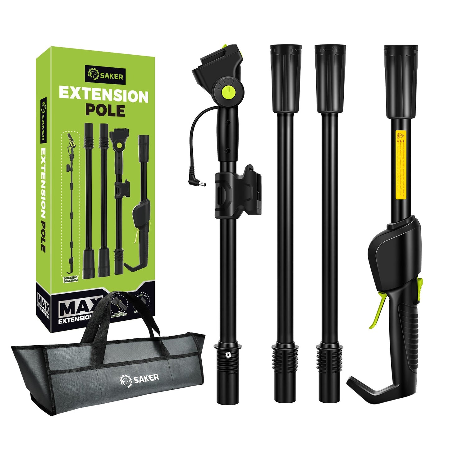 Sakerplus® Cordless Pole Saw and Mini Chainsaw