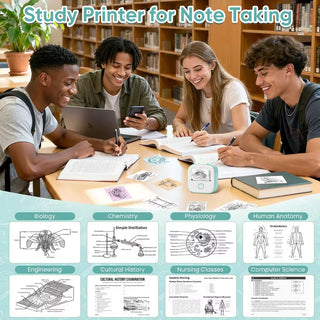 Sakerplus® Portable Mini Thermal Printer For Students