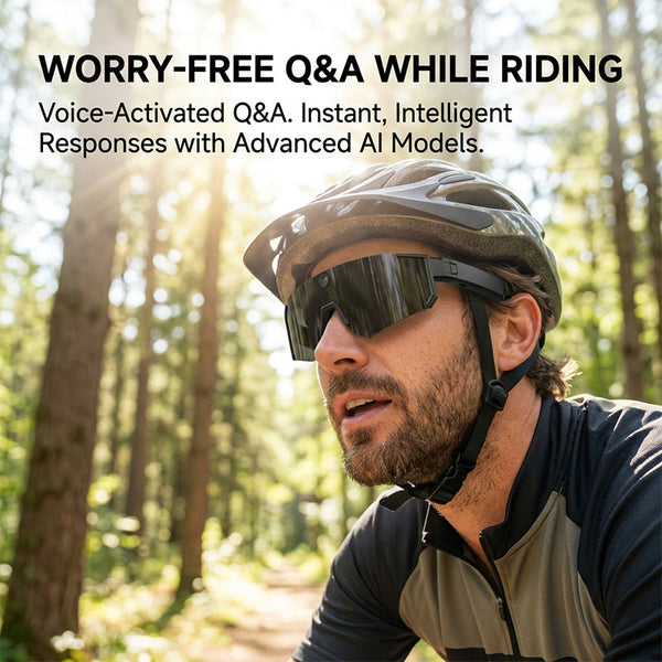 Sakerplus® Smart Cycling Camera Bluetooth Glasses