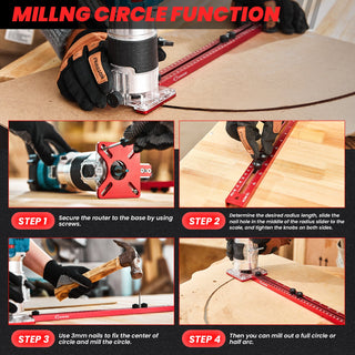 SAKER® 4 in 1 Router Milling Groove Bracket