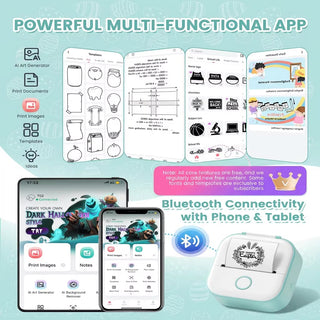 Sakerplus® Portable Mini Thermal Printer For Students