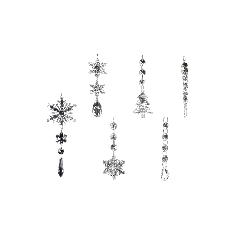 Sakerplus® Acrylic Crystal Christmas Ornaments