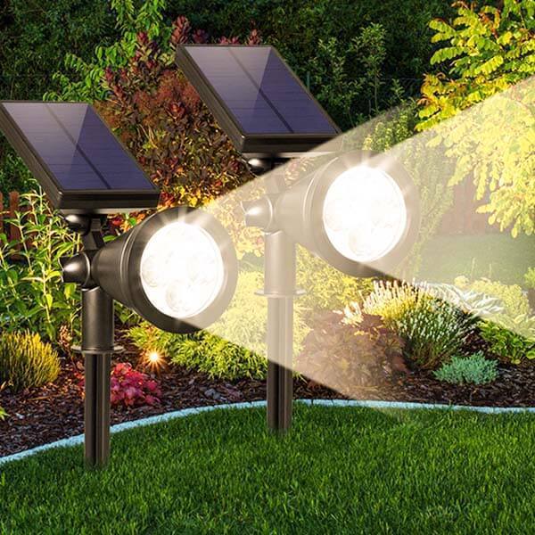 Solar-Powered Landscape Sensor Lights