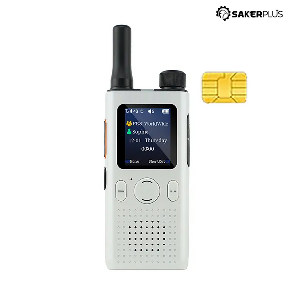 Sakerplus® Portable Long Range PoC Walkie Talkie