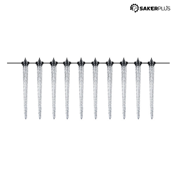 Sakerplus® Outdoor Multicolor Music Sync Icicle Lights