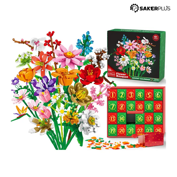 Sakerplus® Christmas Flower Bouquet Advent Calendar