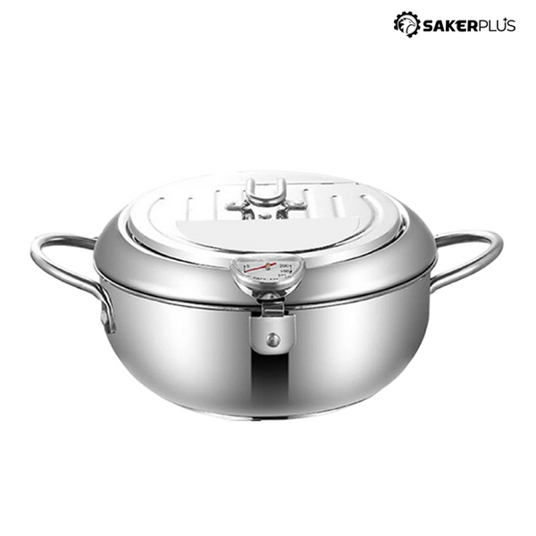 Sakerplus® Stainless Steel Tempura Deep Fryer