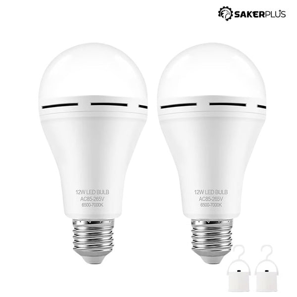 Sakerplus® Emergency Rechargeable LED Light Bulbs