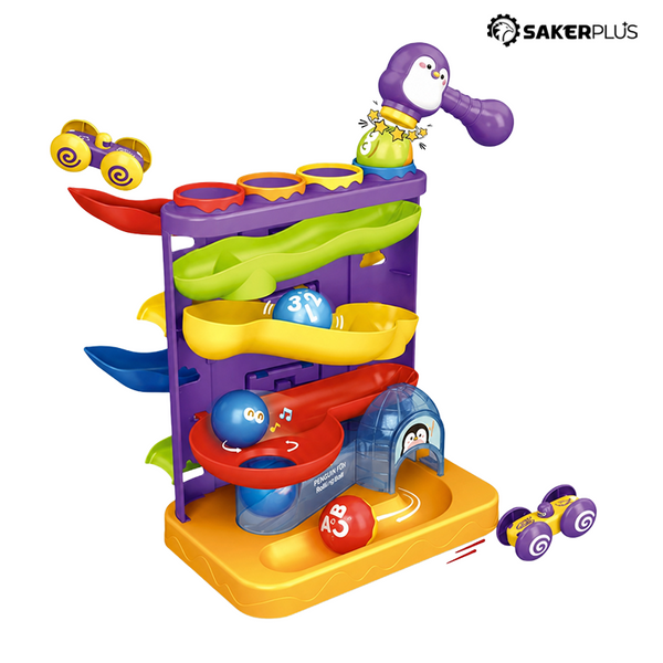 Sakerplus® Interactive Penguin Ball Track Toy
