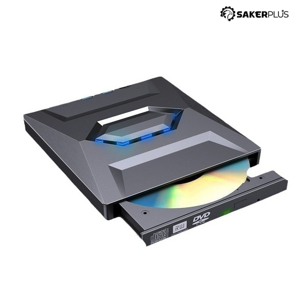 Sakerplus® 7-in-1 External USB DVD Drive & Blu-ray Player
