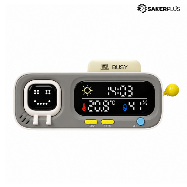 Sakerplus® Smart Thermometer Hygrometer Clock