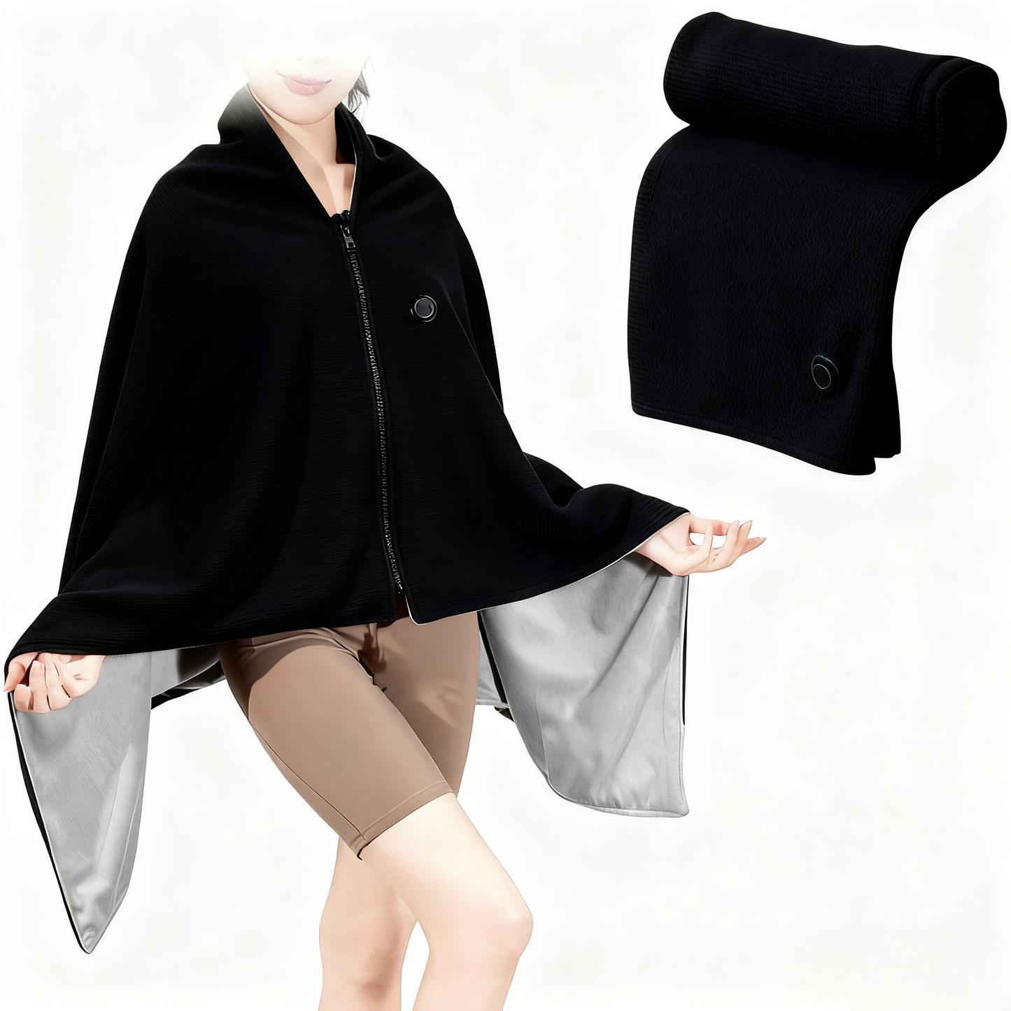 Sakerplus®  Portable USB Heated Shawl Wrap