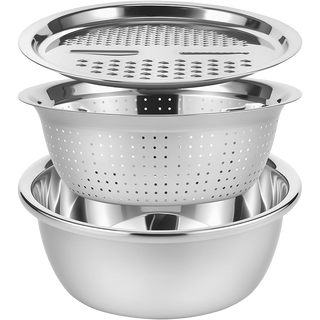 Sakerplus® Multifunctional Stainless Steel Basin With Grater