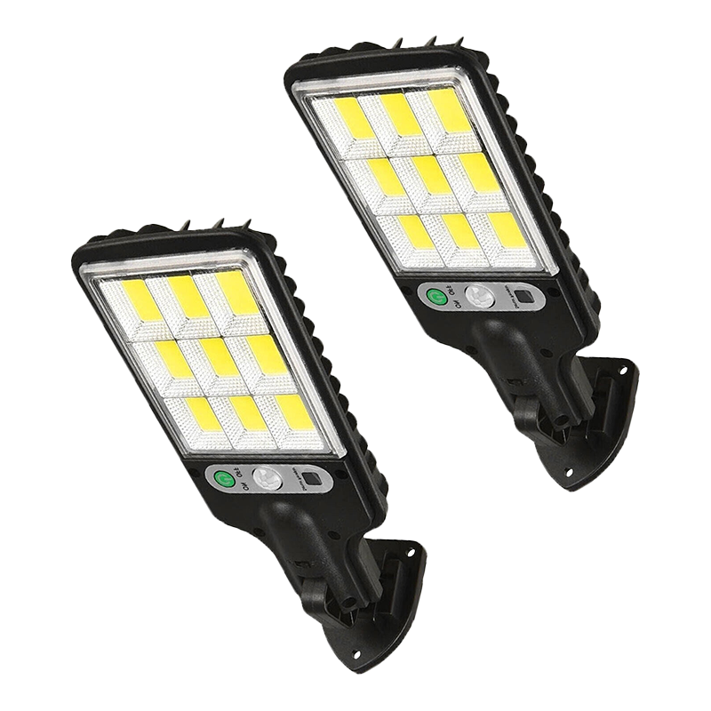 Sakerplus Solar Street Lights Outdoor Security Set