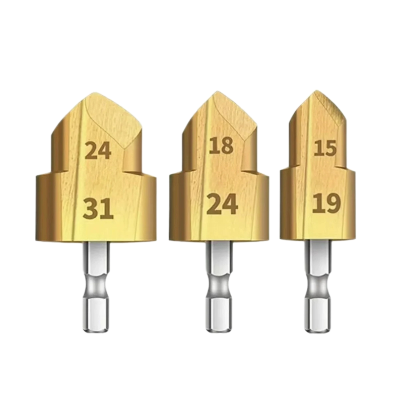 SAKER® 3pcs PPR Stepped Drill Bit