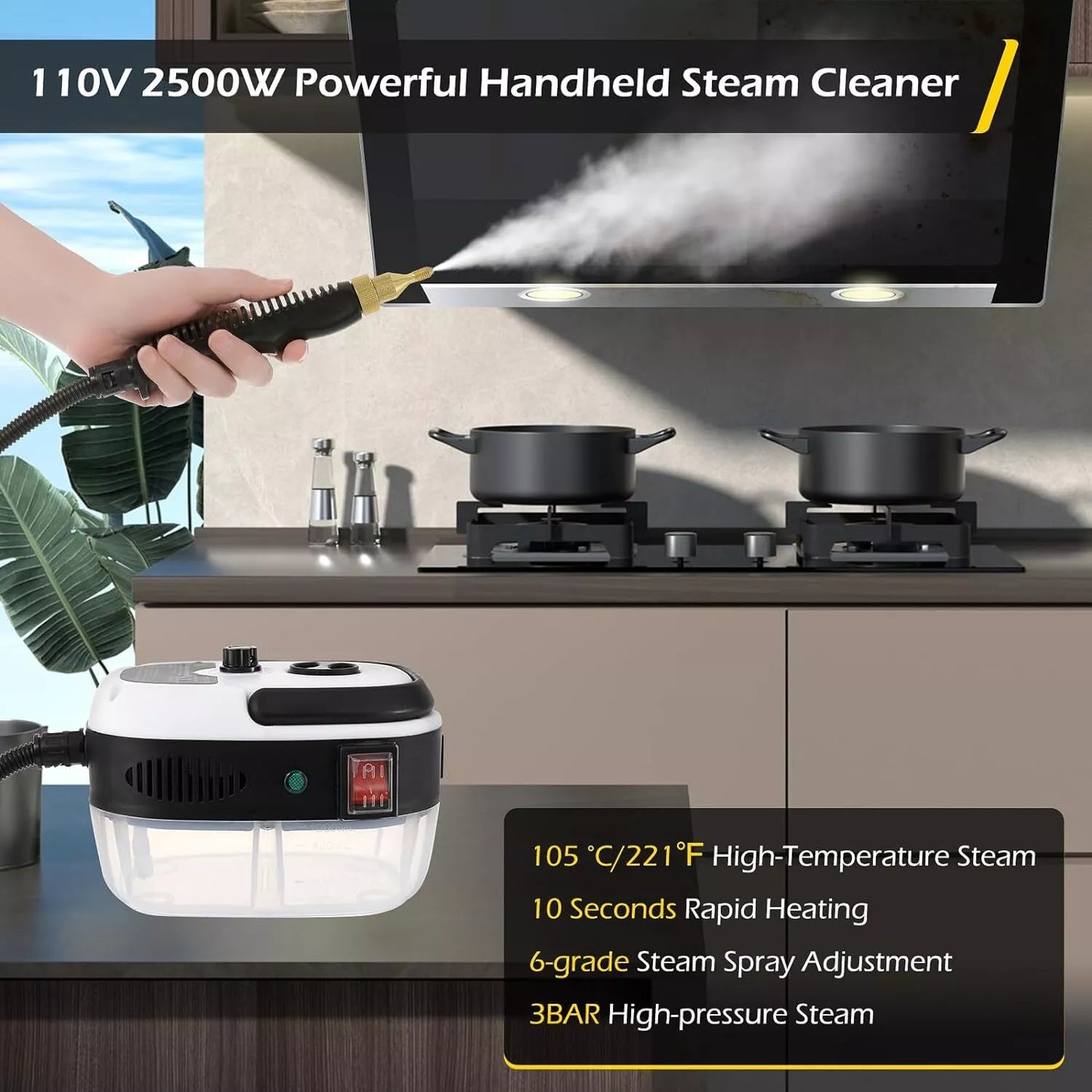 Sakerplus® Handheld Steam Cleaner