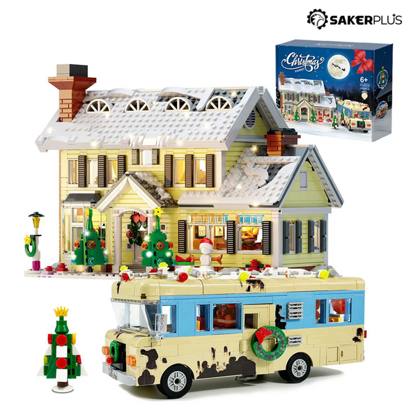 Sakerplus® Christmas Village House RV Building Set