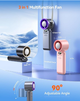 Sakerplus® Portable Handheld Turbo Cooling Fan