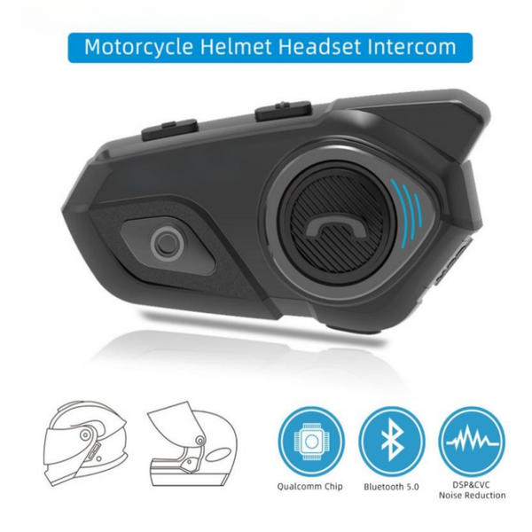 Sakerplus® Bluetooth Motorcycle Helmet Intercom System