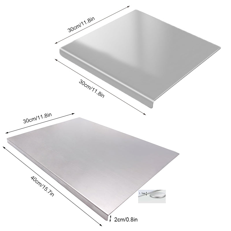 Sakerplus® Stainless Steel Kitchen Cutting Board
