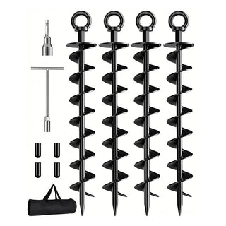 Sakerplus® Ground Anchor Screw In Spiral Anchors