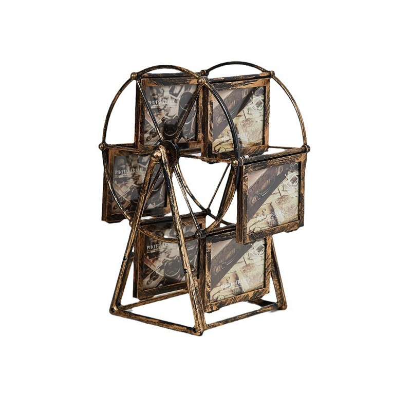 Sakerplus® Retro Vintage Rotating Ferris Wheel Frame