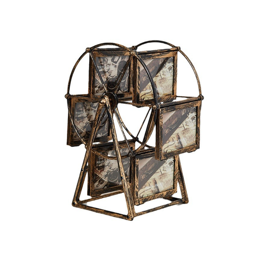 Sakerplus® Retro Vintage Rotating Ferris Wheel Frame
