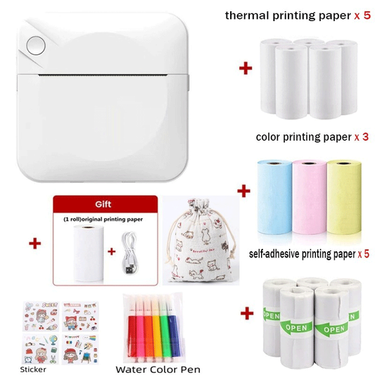 Sakerplus® Portable Mini Thermal Photo Printer