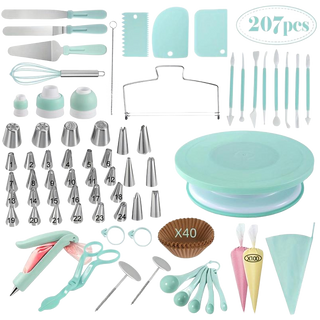 Sakerplus® Cake Decorating Turntable Supplies Kit