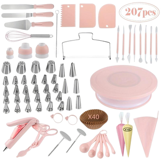 Sakerplus® Cake Decorating Turntable Supplies Kit