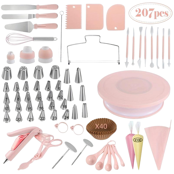Sakerplus® Cake Decorating Turntable Supplies Kit