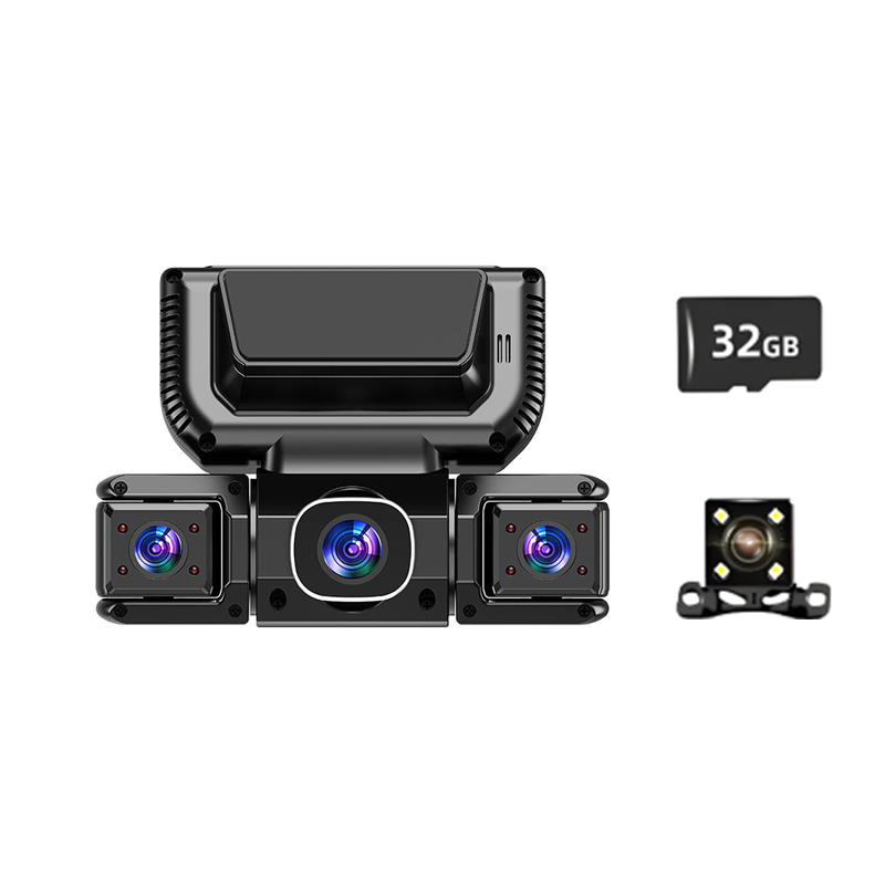 Sakerplus® 4 Channel Dash Cam Front Rear