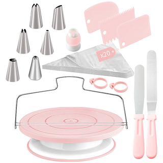 Sakerplus® Cake Decorating Turntable Supplies Kit