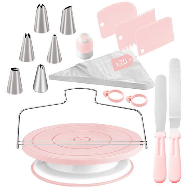 Sakerplus® Cake Decorating Turntable Supplies Kit