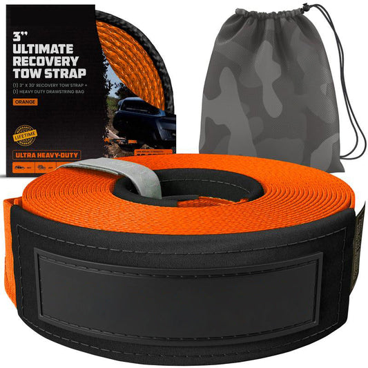 Sakerplus Heavy Duty Recovery Tow Strap