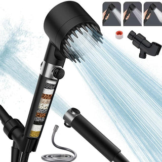Sakerplus High Pressure Handheld Filtered Showerhead