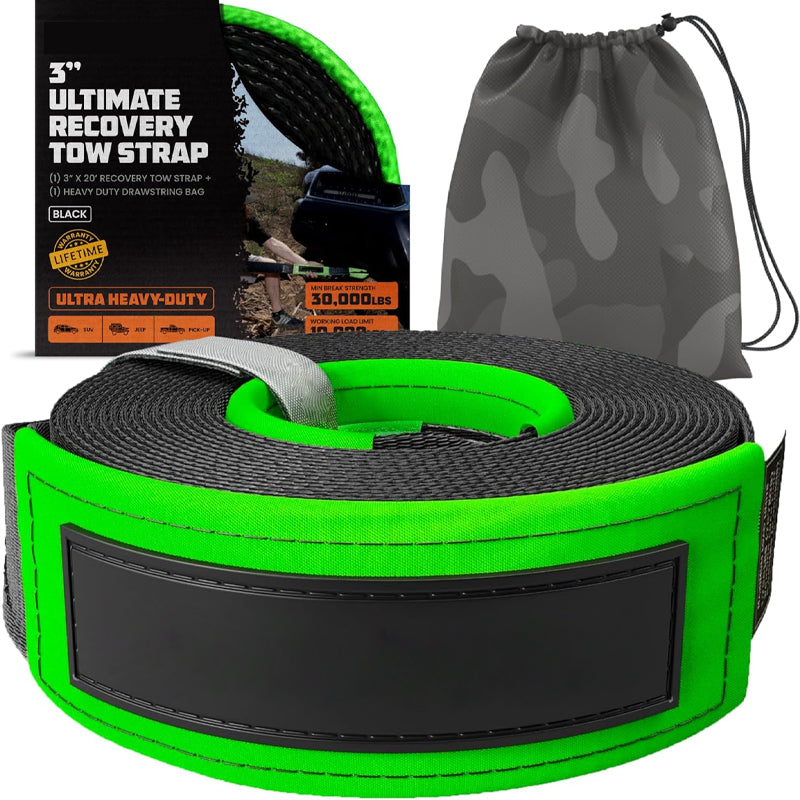 Sakerplus Heavy Duty Recovery Tow Strap