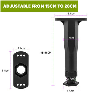 Sakerplus 6 Pcs Adjustable Height Bed Support Legs