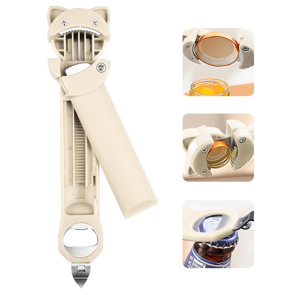 Sakerplus Retractable Magnetic Jar Opener