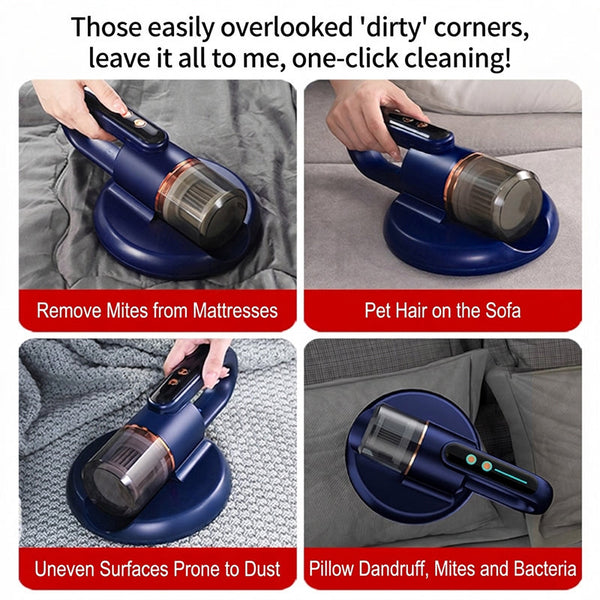 Sakerplus® Cordless Handheld UV Mattress Vacuum Cleaner