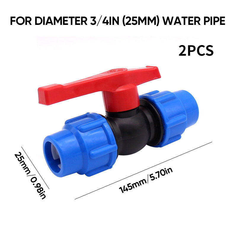 SAKER® 2 Pcs Stop Tap Valve