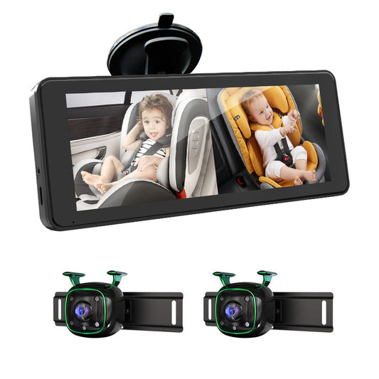 Sakerplus Baby Car Monitor with Dual Cameras