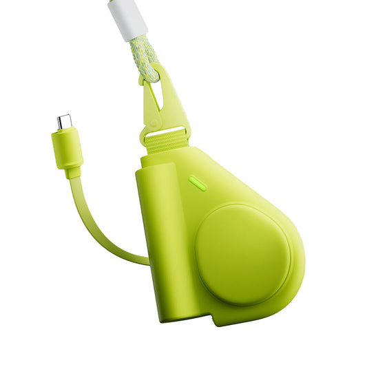 SAKER® Wearable Power Bank with Retractable Charging Cable