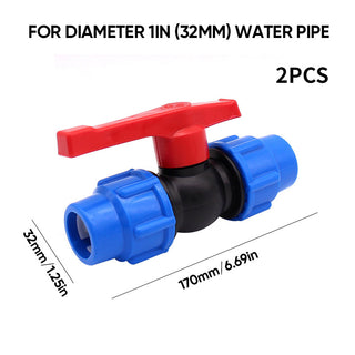 SAKER® 2 Pcs Stop Tap Valve
