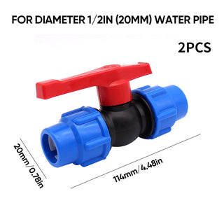 SAKER® 2 Pcs Stop Tap Valve