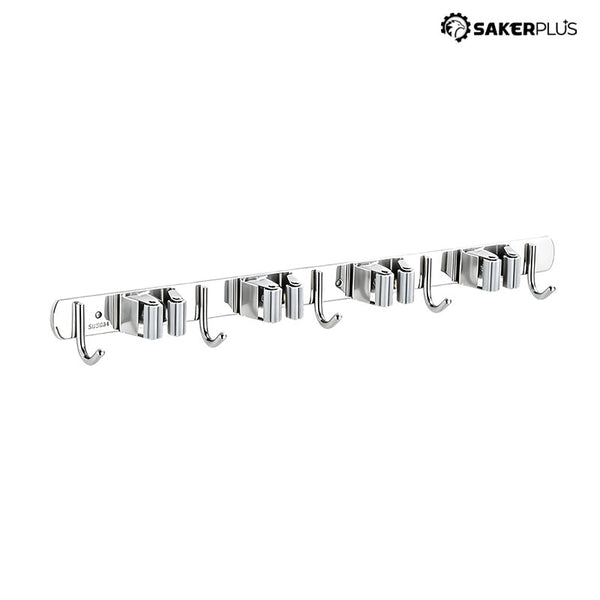 Sakerplus® Stainless Steel Broom Mop Holder Wall Mount