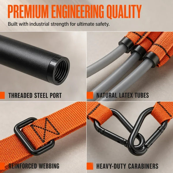 Sakerplus® Portable Pilates Resistance Bar Set